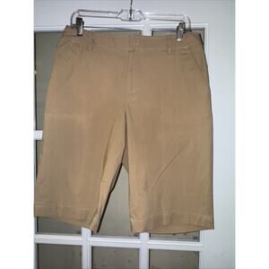 Lauren Ralph Lauren Bermuda Shorts Khaki Size 10 Cotton